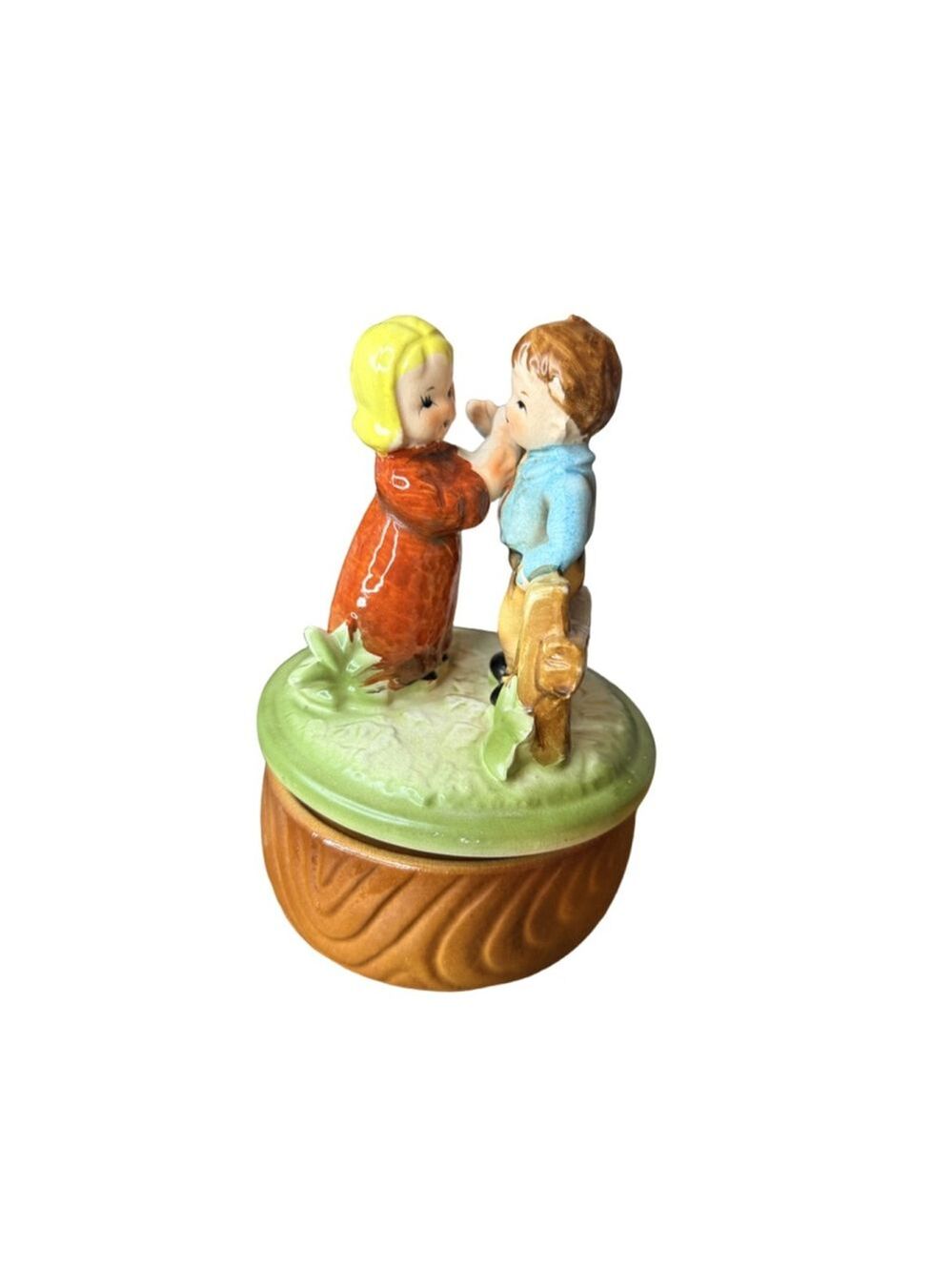 Vintage wind up musical Man woman piano boy girl baby 5 pieces 4 musical - Picture 6 of 16